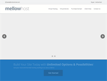 Tablet Screenshot of mellowhost.com